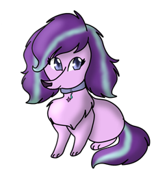Size: 1254x1377 | Tagged: safe, artist:mar8le-s0da, imported from derpibooru, starlight glimmer, dog, pony, unicorn, collar, dogified, female, pawlight glimmer, simple background, solo, species swap, transparent background
