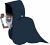 Size: 4399x4000 | Tagged: safe, artist:jeatz-axl, imported from derpibooru, lord tirek, centaur, antagonist, beard, clenched fist, clenched teeth, cloak, clothes, covered eyes, facial hair, gritted teeth, hidden eyes, hood, male, nose piercing, nose ring, piercing, septum piercing, shackles, simple background, solo, transparent background, vector, weakened