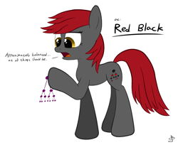 Size: 2272x1853 | Tagged: safe, artist:sheeppony, imported from derpibooru, oc, oc only, oc:red black, binary tree, red and black oc