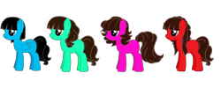 Size: 4000x1600 | Tagged: safe, imported from derpibooru, pony creator, camila cabello, carly rae jepsen, foxes, jessie j, simple background, transparent background