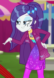 Size: 425x617 | Tagged: safe, imported from derpibooru, screencap, rarity, equestria girls, equestria girls series, inclement leather, spoiler:choose your own ending (season 2), spoiler:eqg series (season 2), cropped, female, hashtag rain hair don't care, inclement leather: vignette valencia, makeup, running makeup, solo, wet hair, wet hairity