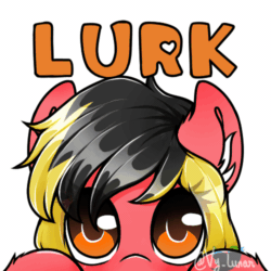 Size: 500x500 | Tagged: safe, artist:helithusvy, artist:thanhvy15599, imported from derpibooru, oc, oc only, oc:high gear, earth pony, pony, animated, blinking, commission, daaaaaaaaaaaw, dawwww, ear flick, ear fluff, ear twitch, floppy ears, gif, gif art, lurking, orange eyes, simple background, solo, white background, ych animation, ych result, your character here
