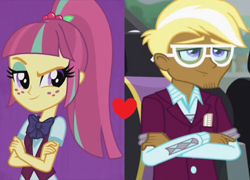 Size: 1002x720 | Tagged: safe, edit, edited screencap, imported from derpibooru, screencap, sour sweet, trenderhoof, equestria girls, friendship games, shipping, shipping domino, sourhoof