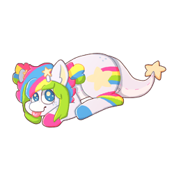 Size: 2000x2000 | Tagged: safe, artist:rigbythememe, derpibooru exclusive, imported from derpibooru, oc, oc only, oc:plushie (rigbythememe), earth pony, pony, colored hooves, colorful, female, multicolored hair, rainbow hair, simple background, solo, transparent background