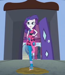Size: 628x719 | Tagged: safe, artist:thedarkpony, edit, edited screencap, imported from derpibooru, screencap, rarity, human, equestria girls, life is a runway, carousel boutique, clothes, cropped, female, mud, mud edit, muddy shoes, shoes, strutting