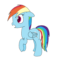 Size: 768x768 | Tagged: safe, imported from derpibooru, rainbow dash, pegasus, pony, female, shocked, simple background, solo, transparent background