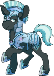 Size: 423x588 | Tagged: safe, artist:wytchwoods, imported from derpibooru, oc, oc only, oc:valorheart, pony, unicorn, armor, crystal guard armor, male, simple background, solo, stallion, transparent background