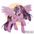 Size: 1524x1524 | Tagged: dead source, safe, artist:plutotheundead, imported from derpibooru, twilight sparkle, alicorn, pony, cute, eyes closed, female, mare, profile, raised hoof, signature, simple background, smiling, solo, sparkles, spread wings, twiabetes, twilight sparkle (alicorn), wings