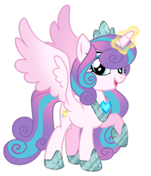 Size: 1365x1598 | Tagged: safe, artist:awoomarblesoda, imported from derpibooru, princess flurry heart, alicorn, pony, adult, female, magic, magic aura, mare, older, older flurry heart, raised hoof, simple background, solo, transparent background