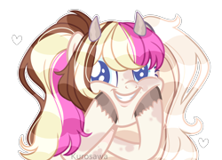 Size: 5000x3603 | Tagged: safe, artist:kurosawakuro, imported from derpibooru, oc, oc only, earth pony, pony, absurd resolution, base used, colored pupils, female, horns, mare, simple background, solo, transparent background