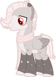 Size: 2138x2937 | Tagged: safe, artist:rerorir, imported from derpibooru, pegasus, pony, clothes, male, scarf, simple background, solo, stallion, transparent background