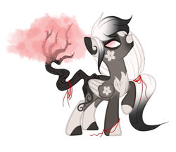 Size: 657x569 | Tagged: safe, artist:axolotlshy, deleted from derpibooru, imported from derpibooru, oc, oc only, monster pony, original species, piranha plant pony, plant pony, augmented tail, base used, colored hooves, looking up, plant, raised hoof, simple background, solo, transparent background, wings