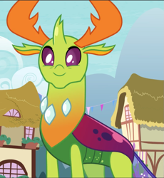 Size: 865x940 | Tagged: safe, imported from derpibooru, screencap, thorax, changedling, changeling, triple threat, cropped, cute, happy, king thorax, male, solo, thorabetes