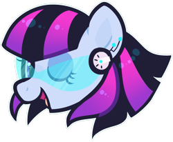 Size: 1153x950 | Tagged: safe, artist:mvnchies, imported from derpibooru, oc, oc only, pony, bust, one eye closed, open mouth, simple background, smiling, solo, transparent background, visor, wink