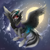 Size: 3000x3000 | Tagged: safe, artist:rico_chan, imported from derpibooru, oc, oc:vanessa white, pegasus, pony, cloud, night, shadowbolts, solo, space, stars, sun, the sun