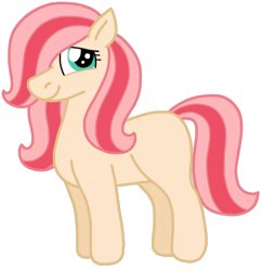 Size: 1024x1060 | Tagged: safe, artist:kindheart525, imported from derpibooru, oc, oc only, oc:cream jade, earth pony, pony, kindverse, female, filly, mare, offspring, parent:cheese sandwich, parent:pinkie pie, parents:cheesepie, simple background, smiling, solo, standing, transparent background