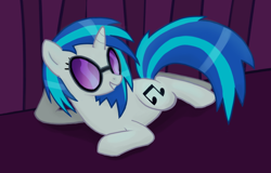 Size: 774x496 | Tagged: safe, artist:priorknight, imported from derpibooru, dj pon-3, vinyl scratch, pony, unicorn, draw me like one of your french girls, female, grin, mare, smiling, solo, sunglasses