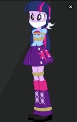 Size: 720x1138 | Tagged: safe, artist:songokussjsannin8000, edit, imported from derpibooru, twilight sparkle, equestria girls, bondage, bound and gagged, cloth gag, gag, rope, rope bondage, tied up