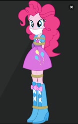 Size: 720x1143 | Tagged: safe, artist:songokussjsannin8000, imported from derpibooru, pinkie pie, equestria girls, bondage, bound and gagged, cloth gag, gag, rope, rope bondage, tied up