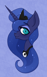 Size: 1100x1800 | Tagged: safe, artist:emiiambar, imported from derpibooru, princess luna, alicorn, bust