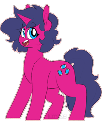 Size: 704x849 | Tagged: safe, artist:liefsong, imported from derpibooru, oc, oc only, oc:fizzy pop, pony, unicorn, cute, simple background, solo, transparent background