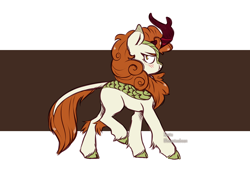 Size: 1200x825 | Tagged: safe, artist:spetu, imported from derpibooru, autumn blaze, kirin, awwtumn blaze, blushing, cute, female, mare, scrunchy face, simple background, solo