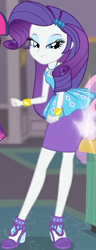 Size: 324x843 | Tagged: safe, imported from derpibooru, screencap, rarity, sweetie belle, twilight sparkle, equestria girls, equestria girls series, school of rock, clothes, cropped, cute, dress, female, field trip, geode of shielding, gold, hairclip, high heels, jewelry, lidded eyes, looking down, magical geodes, museum, raribetes, rarity peplum dress, shoes, skirt, sleeveless, smiling, wrist cuffs