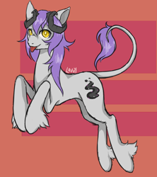 Size: 800x900 | Tagged: safe, artist:lavvythejackalope, imported from derpibooru, oc, oc only, pony, :p, abstract background, hoof fluff, horn, leonine tail, male, rearing, signature, solo, stallion, tongue out