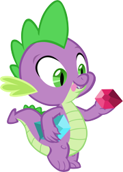 Size: 4332x6001 | Tagged: safe, artist:memnoch, imported from derpibooru, spike, dragon, the last problem, gem, hungry, licking, licking lips, male, simple background, solo, tongue out, transparent background, vector, winged spike, wings