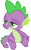 Size: 3729x6001 | Tagged: safe, artist:memnoch, imported from derpibooru, spike, dragon, the last problem, lidded eyes, male, simple background, sitting, solo, transparent background, vector