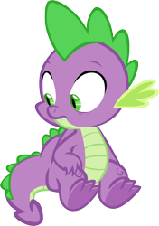 Size: 4222x6001 | Tagged: safe, artist:memnoch, imported from derpibooru, spike, dragon, male, simple background, sitting, solo, transparent background, vector, winged spike, wings