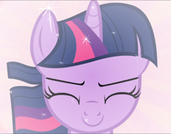 Size: 1198x939 | Tagged: safe, imported from derpibooru, screencap, twilight sparkle, pony, unicorn, magical mystery cure, close-up, cropped, cute, eyes closed, female, smiling, solo, twiabetes, unicorn twilight