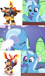 Size: 640x1080 | Tagged: safe, artist:3d4d, deleted from derpibooru, edit, edited screencap, imported from derpibooru, screencap, trixie, all bottled up, banjo kazooie, banjo kazooie: nuts and bolts, magic, meme, super smash bros., super smash bros. ultimate, take that, trixie fixing meme