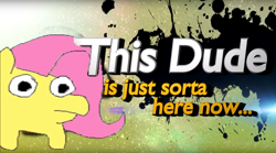 Size: 1676x933 | Tagged: safe, artist:jargon scott, edit, edited screencap, imported from derpibooru, screencap, fluttershy, pony, female, jimmy davis, ms paint, youtube poop