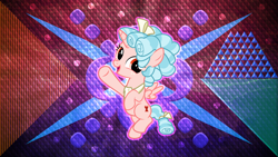 Size: 3840x2160 | Tagged: safe, artist:laszlvfx, artist:sollace, edit, imported from derpibooru, cozy glow, alicorn, pony, alicornified, bow, cozycorn, female, filly, flying, hair bow, looking at you, race swap, show accurate, solo, tail bow, wallpaper, wallpaper edit