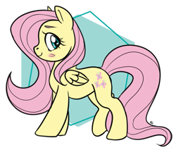 Size: 1017x868 | Tagged: safe, artist:ali-selle, imported from derpibooru, fluttershy, pegasus, pony, chibi, cute, cutie mark, female, solo