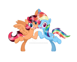 Size: 1280x1024 | Tagged: safe, artist:irennecalder, imported from derpibooru, rainbow dash, oc, pegasus, pony, base used, deviantart watermark, female, mare, obtrusive watermark, simple background, transparent background, watermark