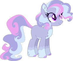 Size: 462x387 | Tagged: safe, artist:moshiitomo, imported from derpibooru, oc, oc only, pony, unicorn, female, magical lesbian spawn, mare, offspring, parent:princess luna, parent:trixie, parents:luxie, simple background, solo, transparent background