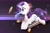 Size: 2996x1966 | Tagged: safe, artist:makaronder, imported from derpibooru, rarity, butterfly, pony, unicorn, boop, cushion, cute, disembodied hand, female, flower, flower in hair, glowing horn, hand, horn, magic, magic hands, mare, pillow, profile, prone, quill, raribetes, self-boop, solo, wallpaper