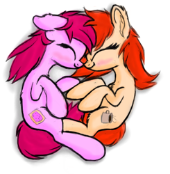 Size: 630x643 | Tagged: safe, artist:anonymous, imported from derpibooru, oc, earth pony, pony, /mlp/, 4chan, cute, drawthread, duo, ponified, ponified animal photo, sleeping