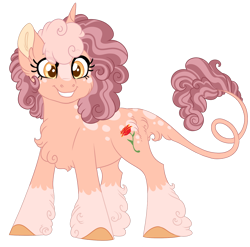 Size: 1024x1012 | Tagged: safe, artist:azure-art-wave, imported from derpibooru, oc, oc only, oc:rosie gold, pony, unicorn, chest fluff, female, mare, simple background, solo, transparent background, unshorn fetlocks