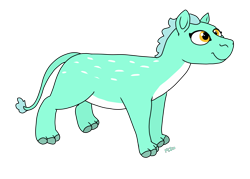 Size: 2100x1500 | Tagged: safe, artist:pony quarantine, imported from derpibooru, lyra heartstrings, hyracotherium, female, lyracotherium, prehistoric, race swap, simple background, smiling, solo, species swap, transparent background