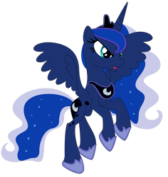 Size: 951x1009 | Tagged: safe, artist:magical7, imported from derpibooru, princess luna, alicorn, female, mare, open mouth, simple background, spread wings, transparent background, wings