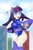 Size: 400x600 | Tagged: safe, artist:denkuru, imported from derpibooru, twilight sparkle, human, boots, humanized, magic gaia, shoes, superhero, thigh boots