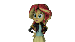 Size: 4195x2360 | Tagged: safe, artist:fazbearsparkle, imported from derpibooru, sunset shimmer, equestria girls, 3d, female, simple background, solo, source filmmaker, transparent background