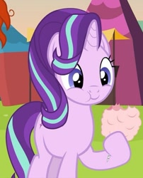 Size: 515x637 | Tagged: safe, artist:agrol, imported from derpibooru, starlight glimmer, pony, unicorn, cotton candy, cropped, cute, eating, female, glimmerbetes, hoof hold, i can't believe it's not hasbro studios, mare, show accurate, time for two