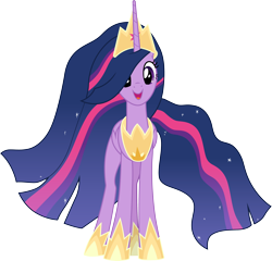 Size: 3650x3500 | Tagged: safe, artist:cloudy glow, artist:cloudyglow, imported from derpibooru, twilight sparkle, alicorn, pony, the last problem, .ai available, female, jewelry, princess twilight 2.0, regalia, simple background, solo, transparent background, twilight sparkle (alicorn), vector