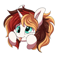 Size: 1200x1200 | Tagged: safe, artist:ask-colorsound, imported from derpibooru, oc, oc only, oc:scarlet serenade, pony, unicorn, :p, cheek squish, cute, derp, emoticon, female, hooves on cheeks, horn, mare, silly, silly face, silly pony, simple background, solo, squishy cheeks, tongue out, transparent background, unicorn oc