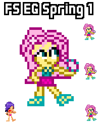 Size: 200x249 | Tagged: safe, deleted from derpibooru, imported from derpibooru, fluttershy, equestria girls, equestria girls series, spring breakdown, spoiler:eqg series (season 2), pixel art, simple background, transparent background, yumi yoshimura