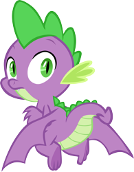 Size: 4597x5879 | Tagged: safe, artist:memnoch, imported from derpibooru, spike, dragon, the point of no return, male, simple background, solo, transparent background, vector, winged spike, wings